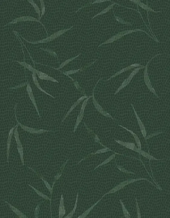 Sam & Luca - Dino nights uni leaves forest green