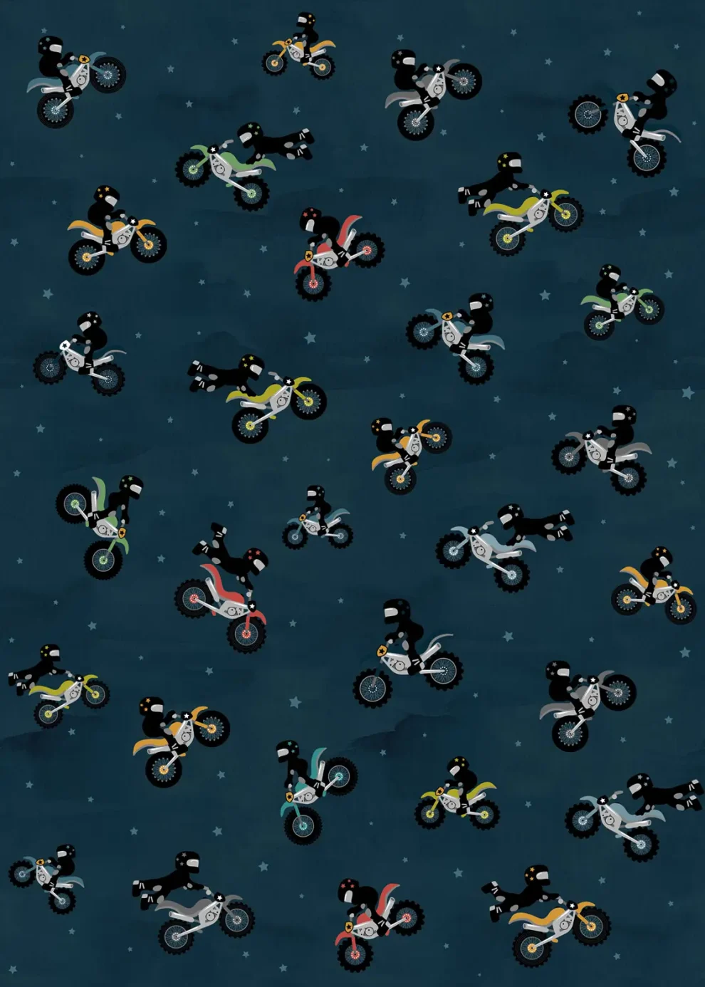 Sam & Luca - Dirt Bikes dark blue