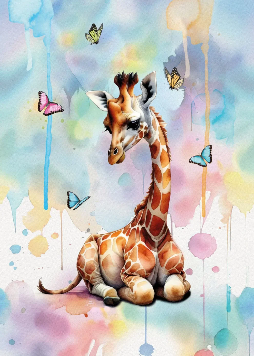 Sam & Luca - Rainbow Giraffe