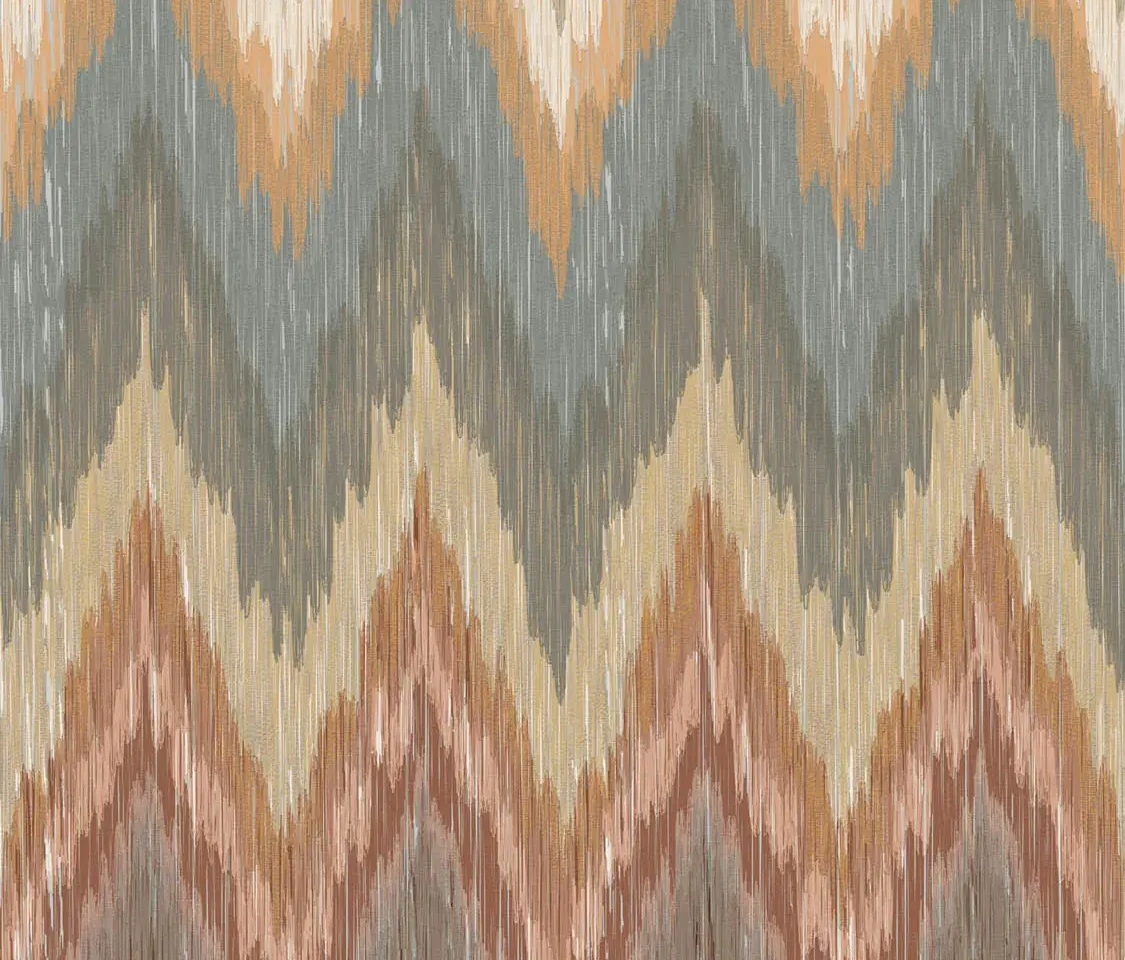 Enjoy Life - Flame Stitched Wall Multi