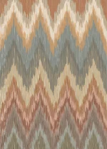 Enjoy Life - Flame Stitched Wall Multi