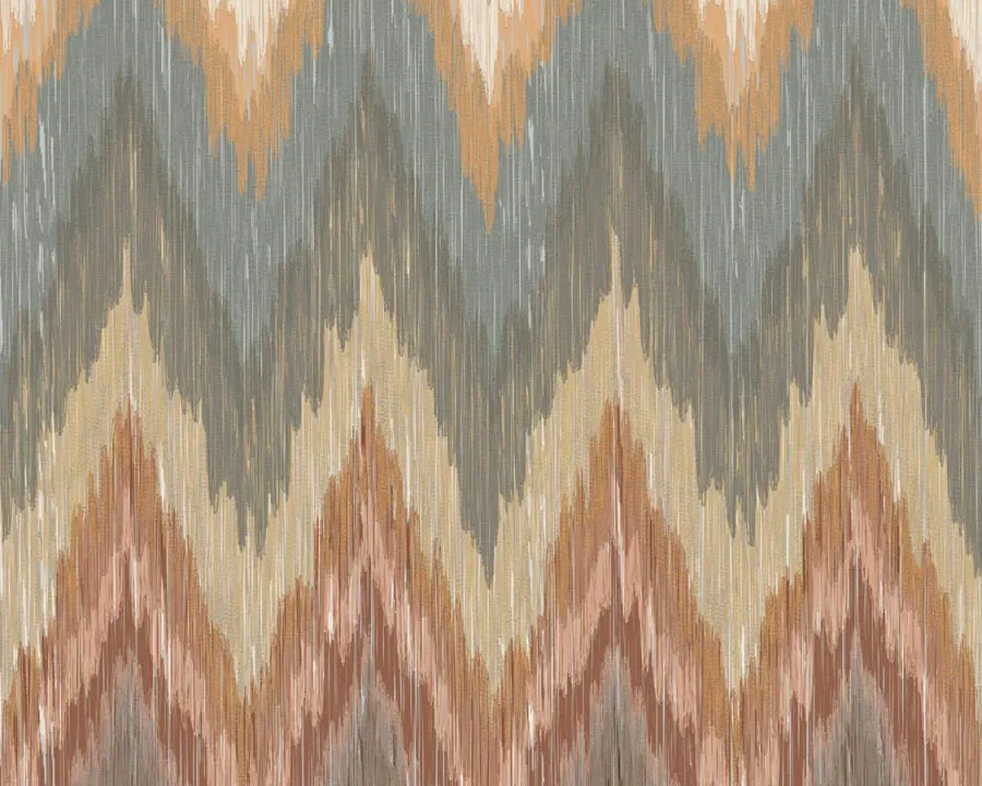 Enjoy Life - Flame Stitched Wall Multi