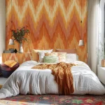 Enjoy Life - Flame Stitched Wall Sunny