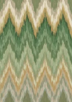 Enjoy Life - Flame Stitched Wall Green