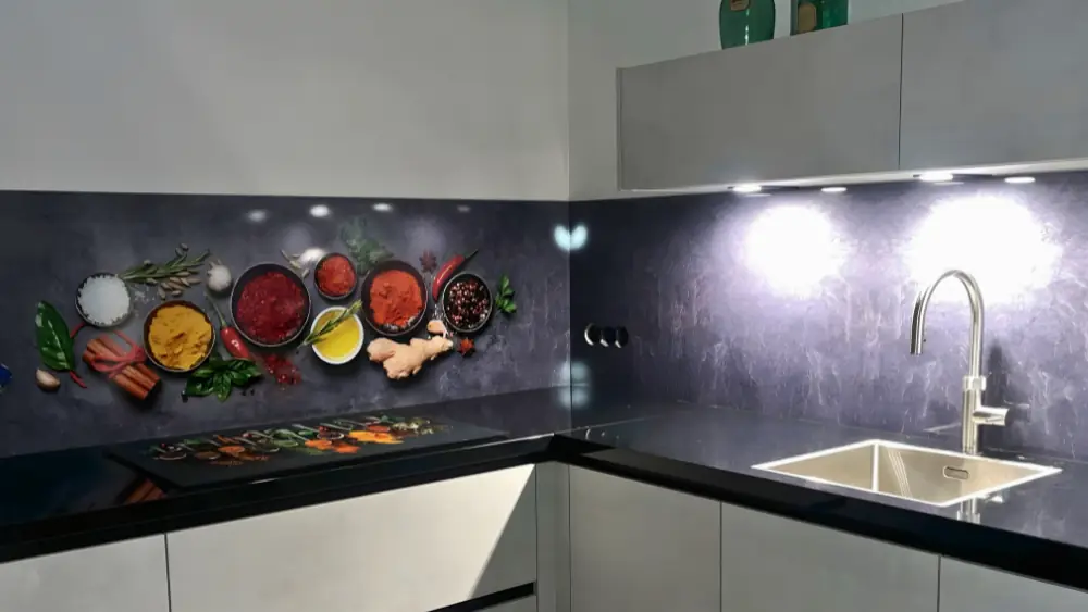 Kruiden spatwand met IKEA Keuken