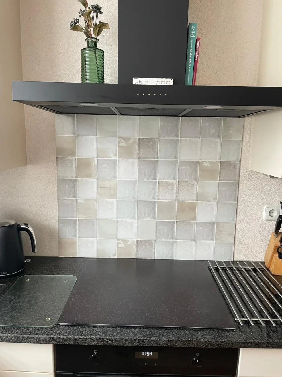 Crédence carrelage antique – Swirl dans la cuisine d'un client