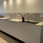 Crédence carrelage antique – Swirl dans la cuisine d'un client
