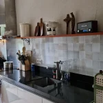 Crédence carrelage antique – Swirl dans la cuisine d'un client