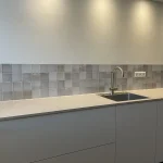 Crédence carrelage antique – Swirl dans la cuisine d'un client