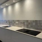 Crédence carrelage antique – Swirl dans la cuisine d'un client