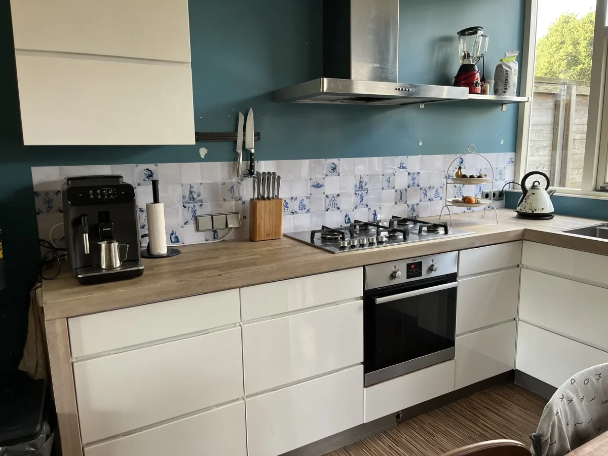 Origineel Delfts Blauw – DW3315 in de keuken van een klant