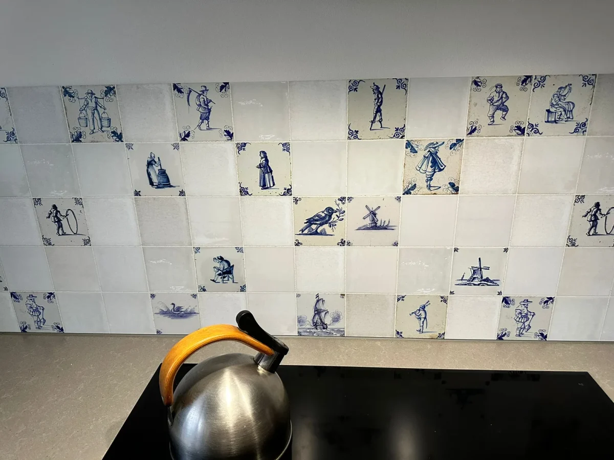 Origineel Delfts Blauw – DW3315 in de keuken van een klant