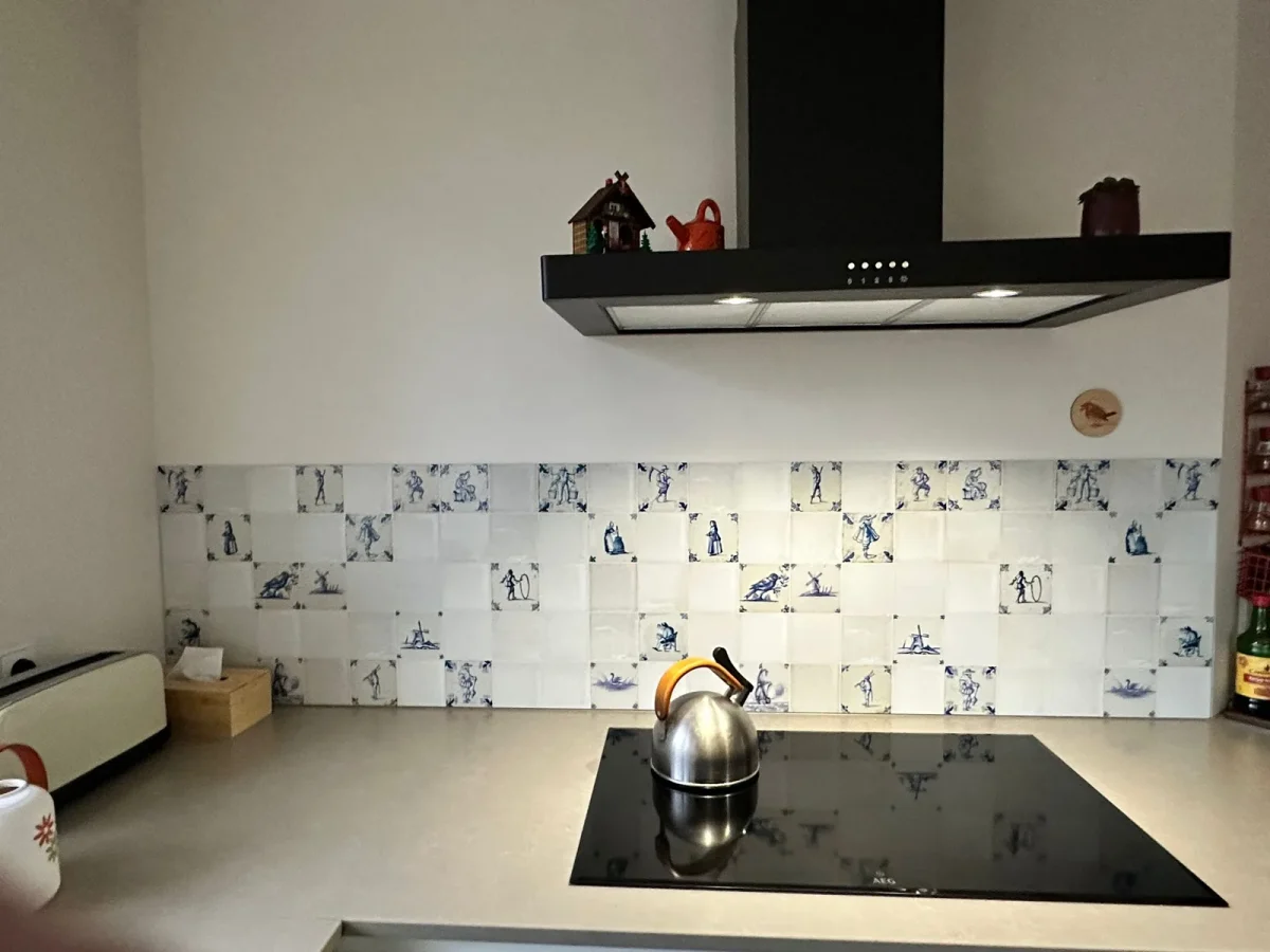 Origineel Delfts Blauw – DW3315 in de keuken van een klant