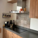 Küchenrückwand met Fliesen-Druck, Braun in der Küche eines Kunden