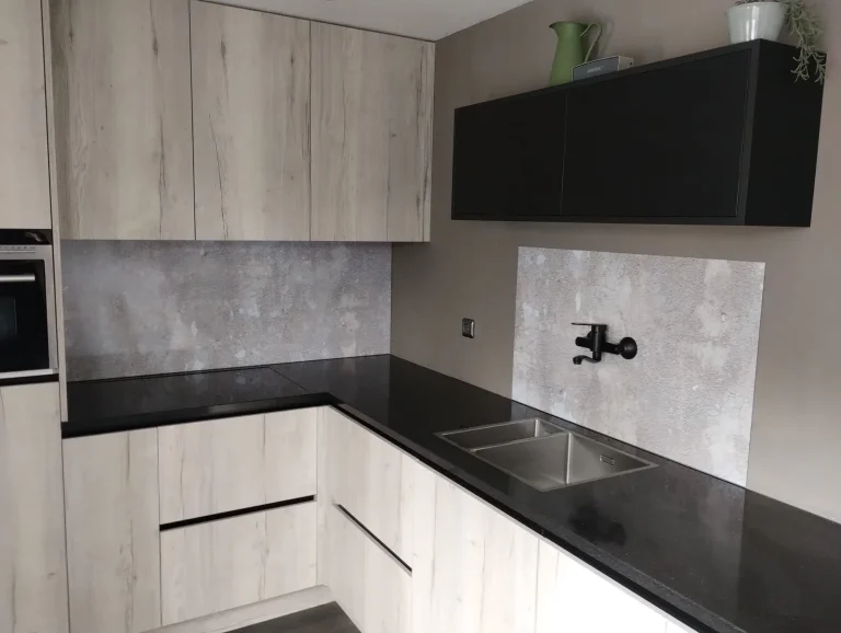 Cire Betonlook, DW7372 in de keuken van een klant