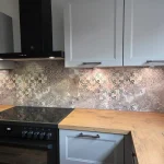 Tegel Keukenwand – DW7374 in de keuken van een klant