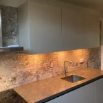 Brick & Concrete, DW7375 in a customer's kitchen