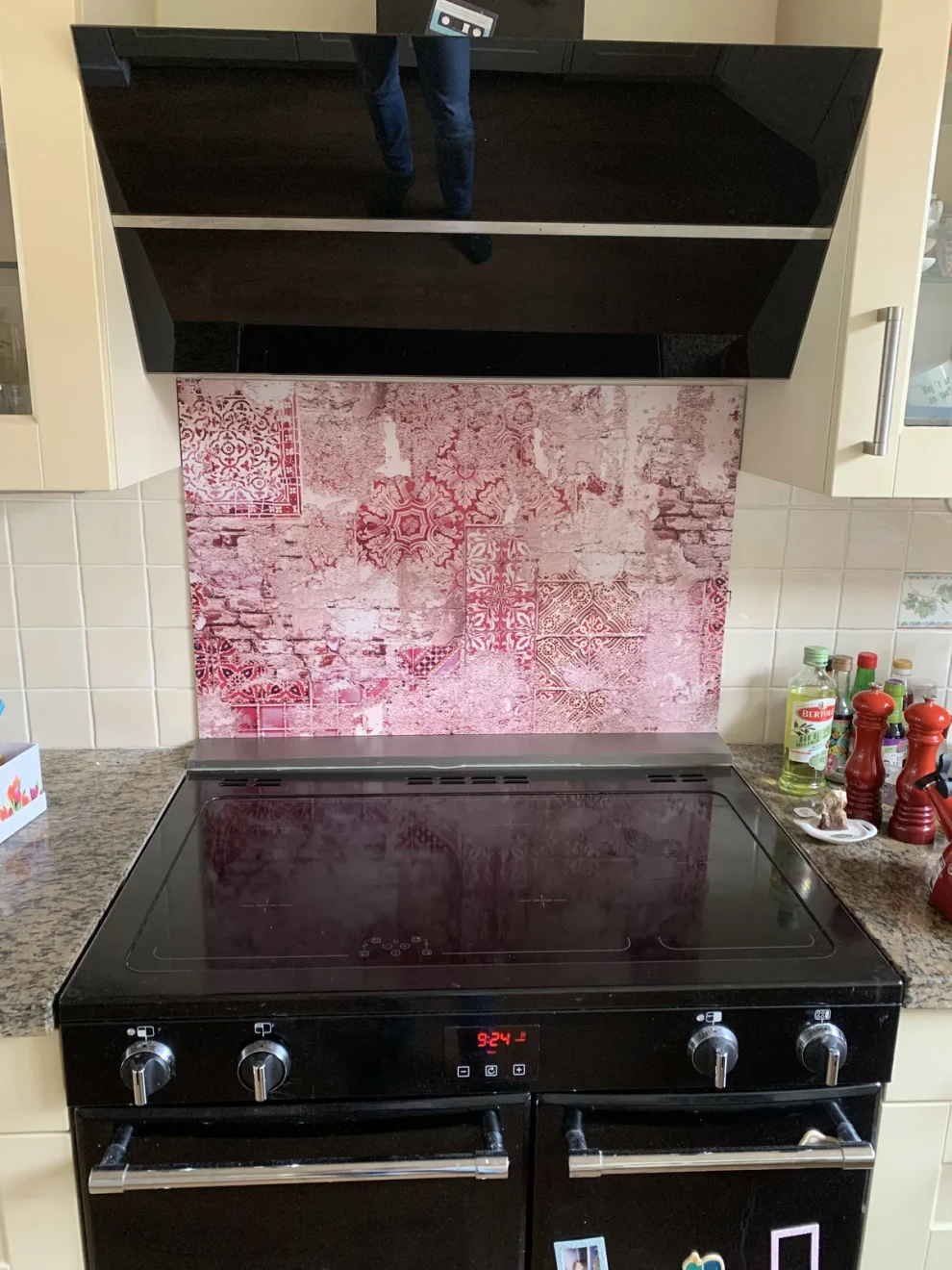Tegel Keukenwand, DW7396 in de keuken van een klant