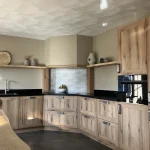 Crédence de cuisine avec impression, Tiless, DW8540 dans la cuisine d'un client