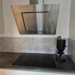 Stenen, Spatwand, DW8624 in de keuken van een klant