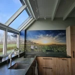 Küchenrückwand – Sunset in der Küche eines Kunden