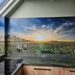 Küchenrückwand – Sunset in der Küche eines Kunden