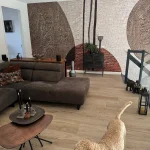Behang, Connected, Boho Love Copper in de keuken van een klant
