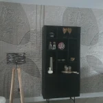 Wallpaper, Connected, Boho Love Natural in a customer's kitchen