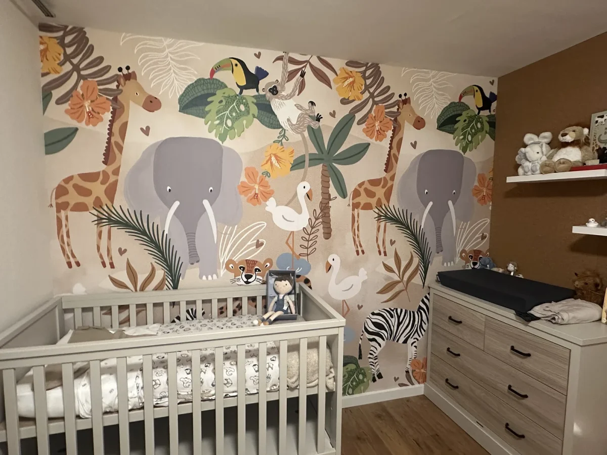 Sam & Luca, Sunny Safari beige in de keuken van een klant
