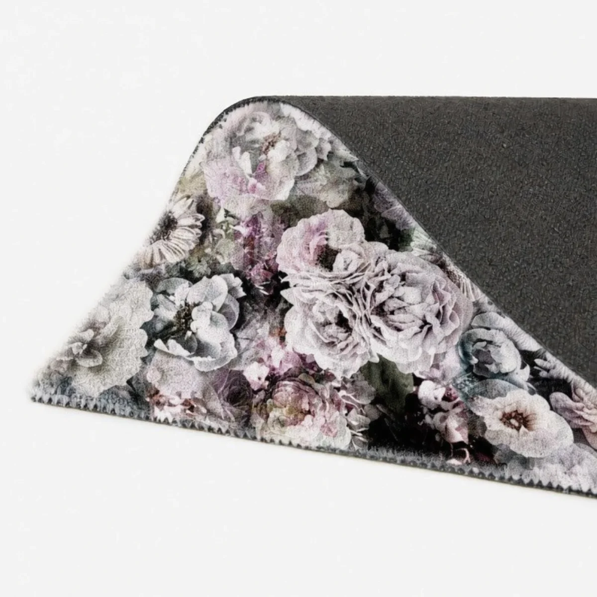 Schoonloopmat voor buiten met bloemenprint