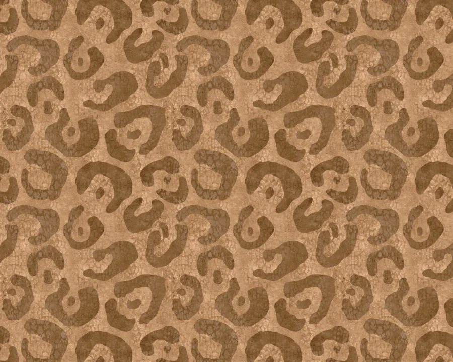 Leopardenmuster Bronze - Küchenrückwand - DW8702