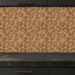 Imprimé Léopard Bronze - Crédence - DW8702, simulation cuisine 5