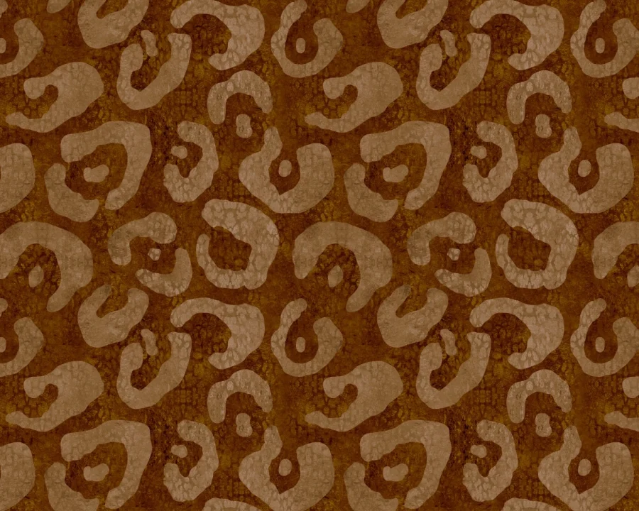 Leopard Print Dark Terra - Backsplash Sample DW8703