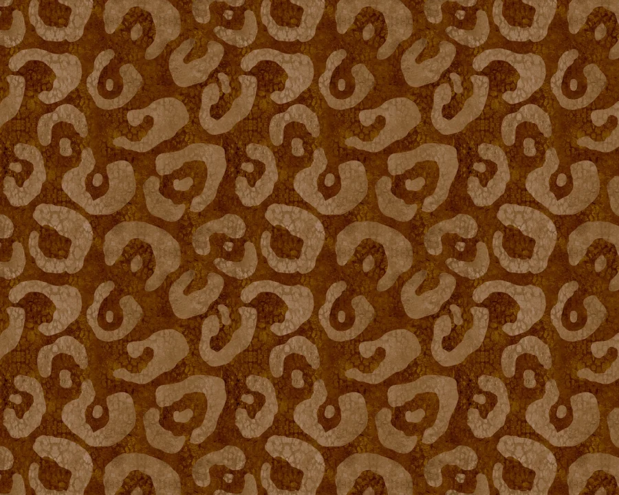 Leopardenmuster Dunkle Terra - Küchenrückwand - DW8703