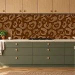 Panterprint Donker Terra - Spatwand - DW8703, keukensimulatie 3