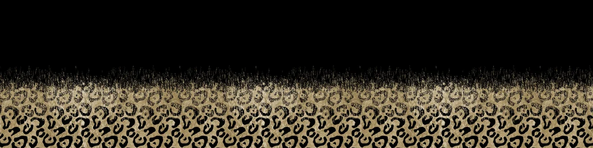 Leopard Print Black Gold Gradient - Backsplash - DW8705