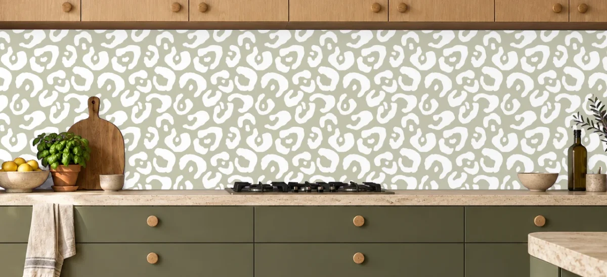 Panterprint Salie - Spatwand - DW8710, keukensimulatie 5