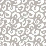 Panterprint Lichtgrijs - Spatwand Staal DW8712