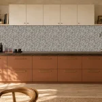 Panterprint Taupe - Spatwand - DW8713, keukensimulatie