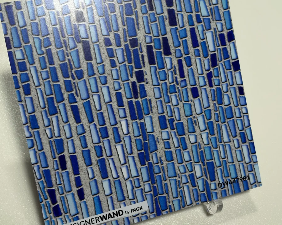 Blue Glaze Mozaiek – Spatwand Staal DW447901