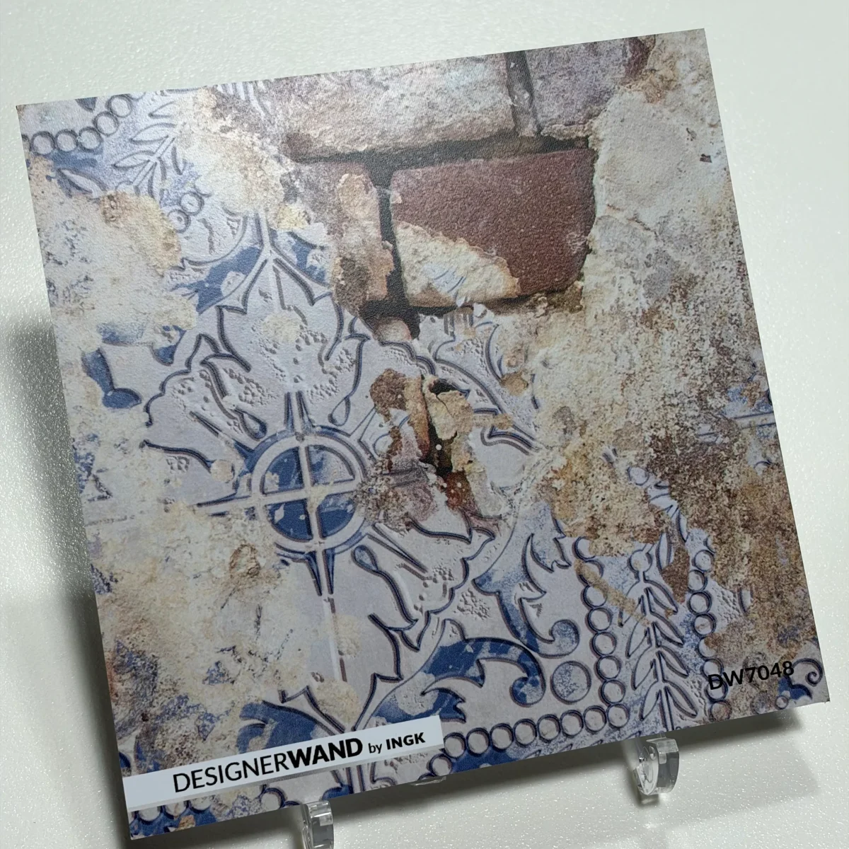 Verwitterte Azulejos Blau - Küchenrückwand Muster DW7048