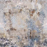 Verwitterte Azulejos Blau - Küchenrückwand - DW7048