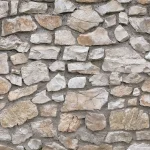 Mur en moellons sable - Crédence - DW9002