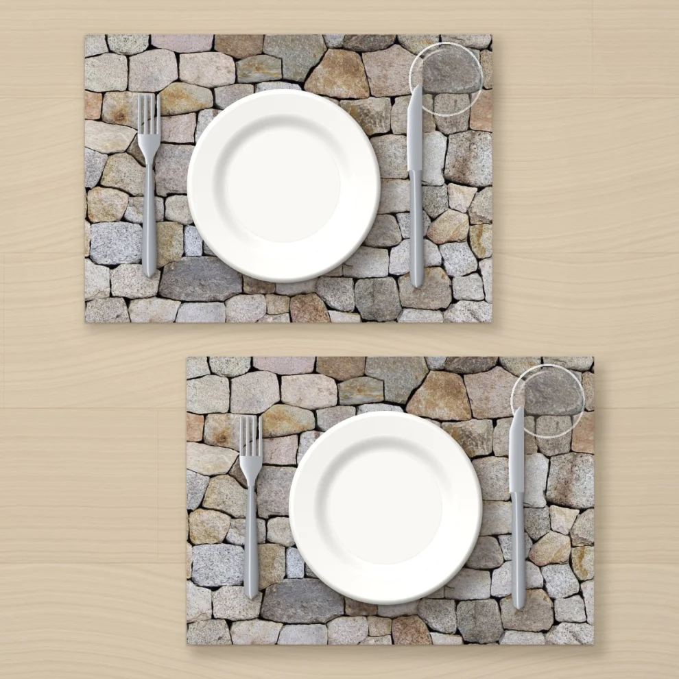 Placemat Stenen - Spatwand (DW8620)