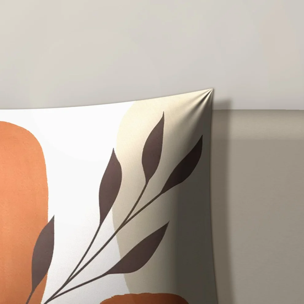 Coussin Décoratif Softie de près : l’impression, le tissu et la couture sur le bord